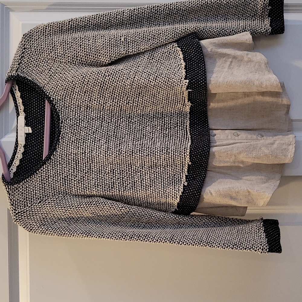 Eri + Ali Layered Sweater Size XS Petite